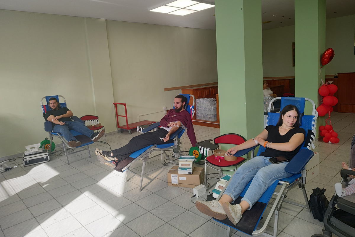 Με 486 μονάδες αίματος ενισχύθηκε η Τράπεζα Αίματος του δήμου Νεάπολης-Συκεών στην τελευταία Αιμοδοσία