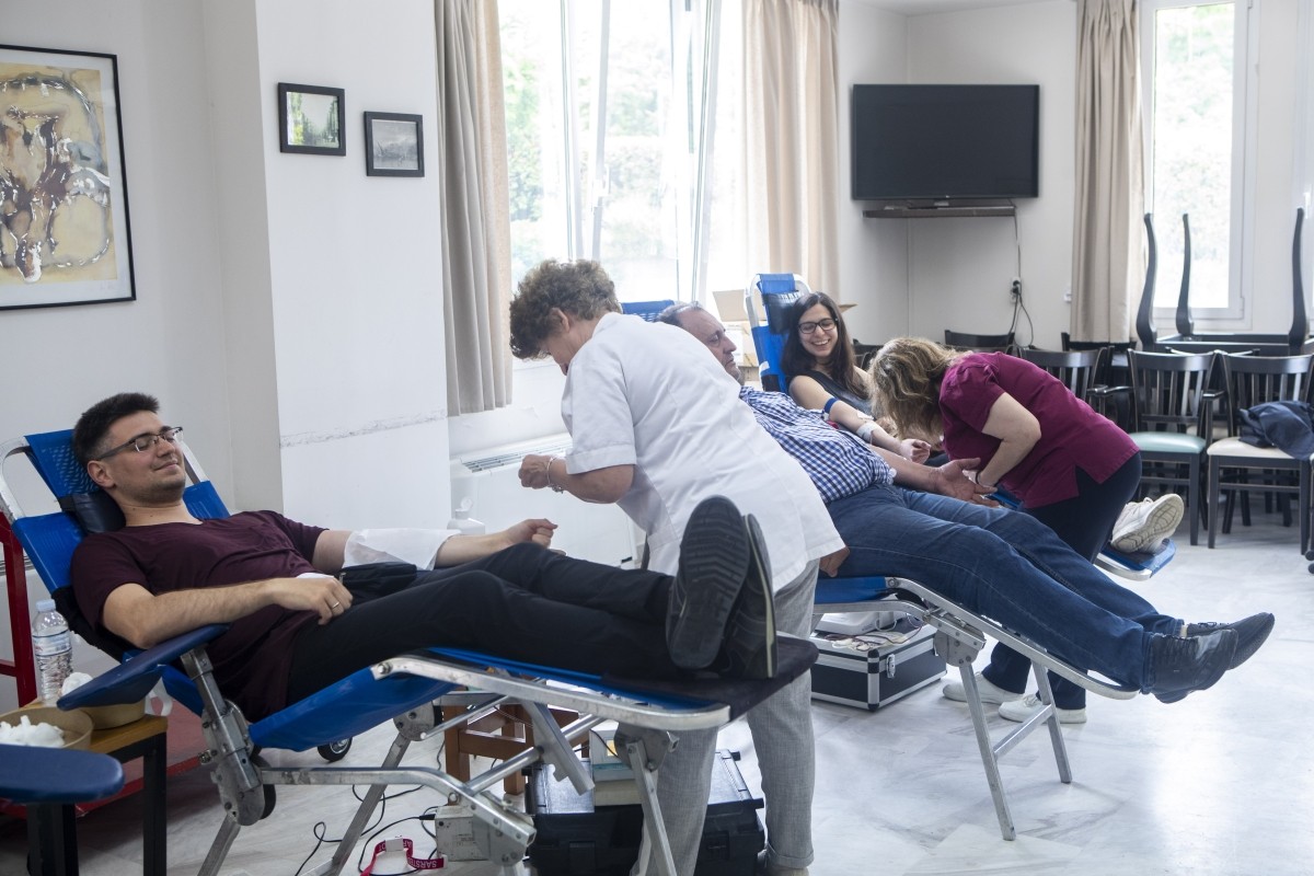 Δυναμική η έναρξη της Εβδομάδας Εθελοντικής Αιμοδοσίας του δήμου Νεάπολης-Συκεών που ολοκληρώνεται το Σάββατο 24 Ιουνίου