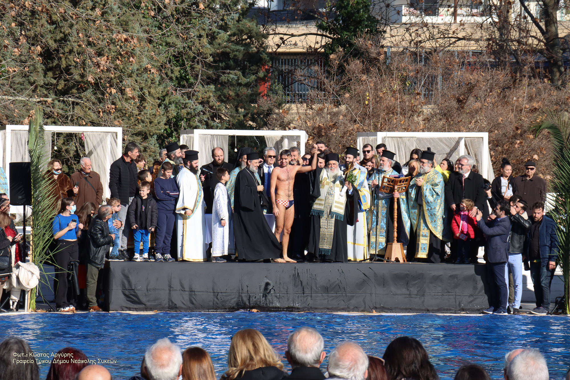 Με λαμπρότητα γιορτάστηκαν τα Θεοφάνια στο δήμο Νεάπολης-Συκεών